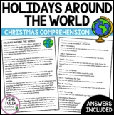 Holidays Around The World Christmas Comprehension - Readin