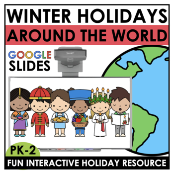 Preview of Holidays Around The World Field Trip Digital + Printable | Google Slides 