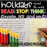 Holidays Around The World Reading Passages with Stop and Think
