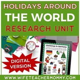 Holidays Around The World Research Unit Lower and Upper Gr