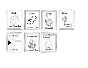 Preview of Holidays Around The World stamps