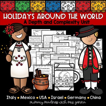 Preview of Holidays Around the World - A Depth and Complexity Unit 
