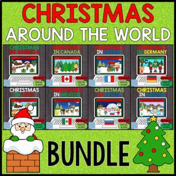 Preview of Holidays Around the World BUNDLE : Digital Printable Christmas around the world