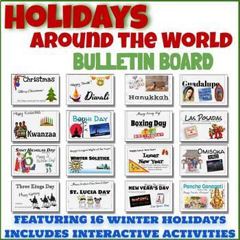 Preview of Holidays Around the World Bulletin Board