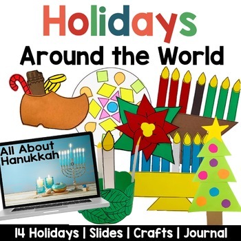 Preview of Holidays Around the World Bundle | Crafts | Passport | Suitcase