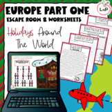 Holidays Around the World Bundle Escape Room and Worksheet Packet