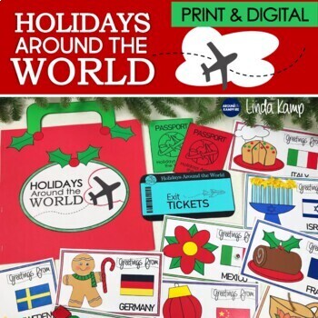 Holidays Around the World, Christmas Around the World, Activities & PowerPoint