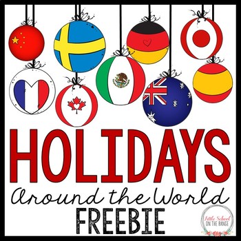 Preview of Holidays Around the World / Christmas Around the World FREEBIE