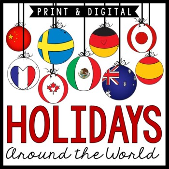 Preview of Holidays Around the World | Christmas Around the World | Print and Digital