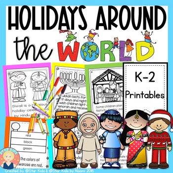 Preview of Holidays Around the World | Christmas, Hanukkah, Kwanzaa, Eid, Diwali