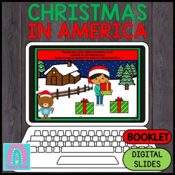 Preview of Holidays Around the World : Christmas in America 1 : Digital + Printable