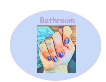 Preview of ASL Bathroom Poster for Classroom Management