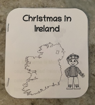 Preview of Holidays Around the World- Christmas in Ireland Coloring Booklet