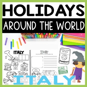 Preview of Holidays Around the World - Christmas in Italy, Powerpoint Lesson & Craft
