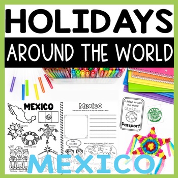 Preview of Holidays Around the World - Christmas in Mexico, Reading, Lesson & Craft