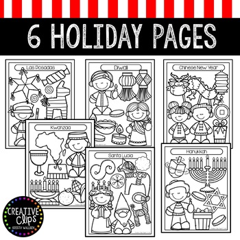 christmas around the world coloring pages