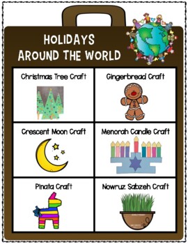 Preview of Holidays Around the World (Craft Book)