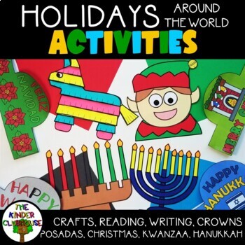 Preview of Holidays Around the World Crafts | Holidays Around the World in December