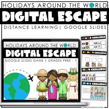 Preview of Holidays Around the World | Digital Escape Room