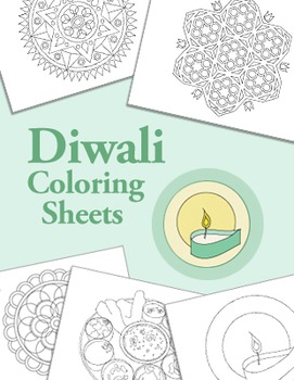 Preview of Holidays Around the World: Diwali Coloring Sheets