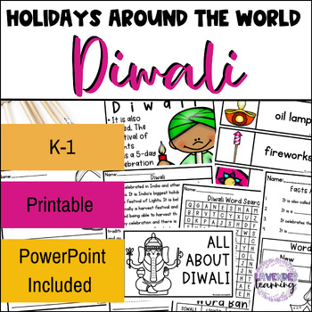Preview of Holidays Around the World Diwali Worksheets, Flip Book - Diwali PowerPoint