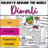 Holidays Around the World Diwali Worksheets, Flip Book - D