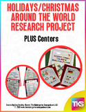 Holidays Around the World: Editable Research and Writing Project PLUS Centers!