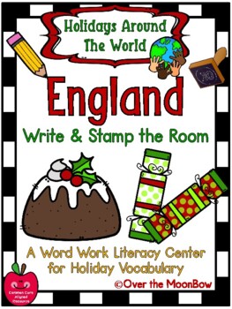 Preview of Holidays Around the World | England | Write the Room Activity Pack