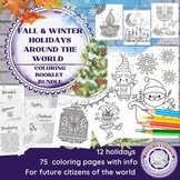 Fall & Winter Holidays Around the World - Coloring Bundle 