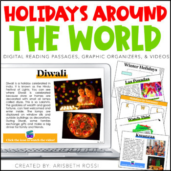Preview of Holidays Around the World Google Slides™ (Christmas Around the World)