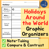 Holidays Around the World Graphic Organizers for Note-Taki