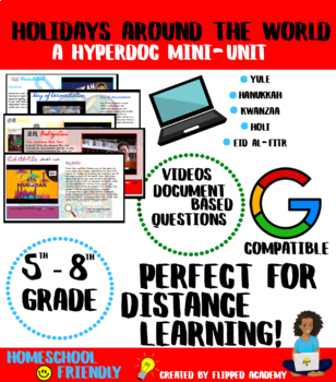 Preview of Holidays Around the World HyperDoc 