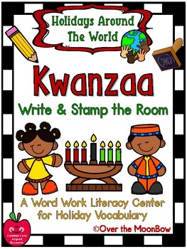 Preview of Holidays Around the World | Kwanzaa Write the Room Activity Pack