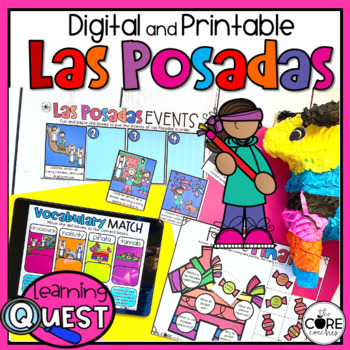 Preview of Holidays Around the World - Digital Las Posadas - December - Las Posadas Craft