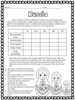 christmas around the world 8 logic puzzles grades 2 3 4 tpt