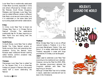 Preview of Holidays Around the World: Lunar New Year Trifold