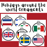 Holidays Around the World Ornaments Printable
