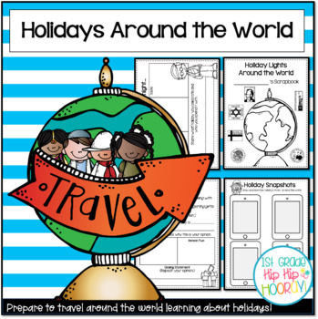 Preview of Holiday Lights Around the World with Passport and Scrapbook Activities