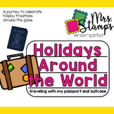 Holidays Around the World Passport Suitcase and Crafts BUNDLE