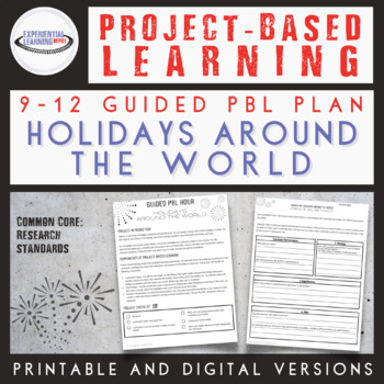Preview of Holidays Around the World: High School Project Based Learning