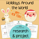 Holidays Around the World Project Research and Critical Thinking 