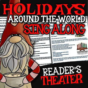 Preview of Holidays Around the World Reader's Theater ☆ Christmas Reader's Theater Script