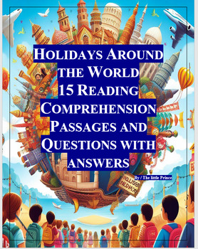 Preview of Holidays Around the World  Reading Comprehension Passages