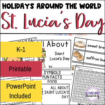 Preview of Holidays Around the World Saint Lucia's Day - Saint Lucia's Day PowerPoint