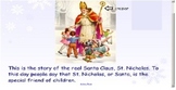 Holidays Around the World - Saint Nicholas Smart Board lesson