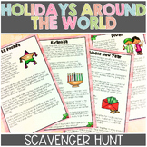 Holidays Around the World | Scavenger Hunt | Reading Passages