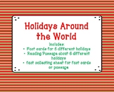 Holidays Around the World Task Cards & Reading Passage