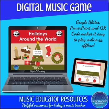 Preview of Holidays Around the World Trivia | Digital Music Game