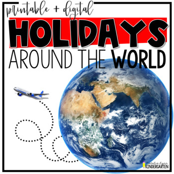 Preview of Holidays Around the World Unit, Books, Research, Crafts