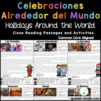 Preview of Holidays Around the World in Spanish
